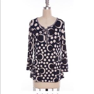 Diane von Furstenberg silk Row Top